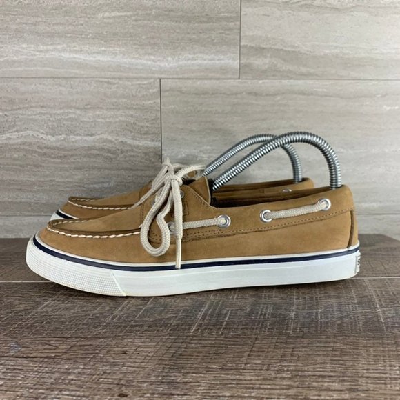 Women's SPERRY Bahama Leather Boat Shoes - Picture 9 of 11